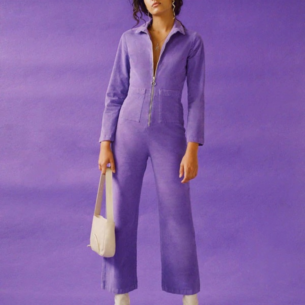 Paloma Wool Paulfi Corduroy Jumpsuit - Purple XS